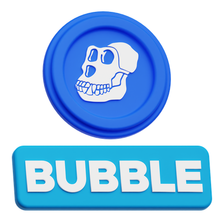 Apecoin Bubble  3D Icon