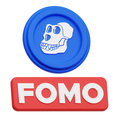 Apecoin Fomo  3D Icon