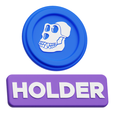 Apecoin Holder  3D Icon