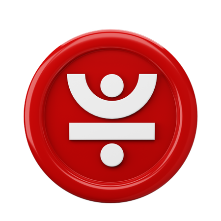 Apenas apenas uma moeda  3D Icon