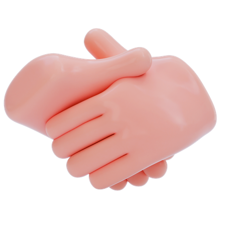 Aperto de mão gesto com a mão  3D Icon