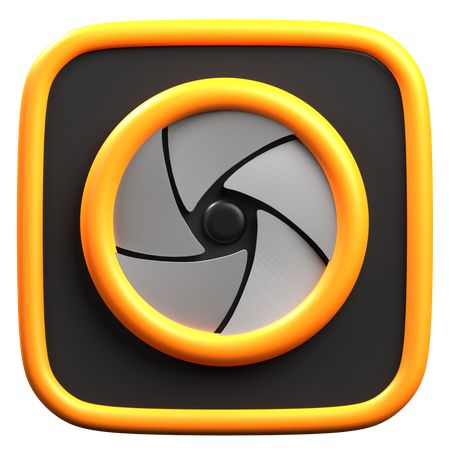 Aperture  3D Icon