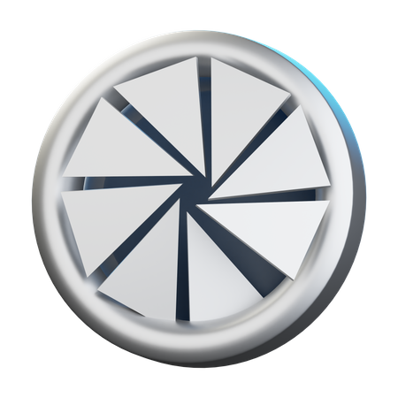 Aperture  3D Icon