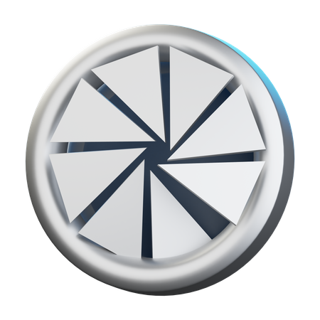 Aperture  3D Icon