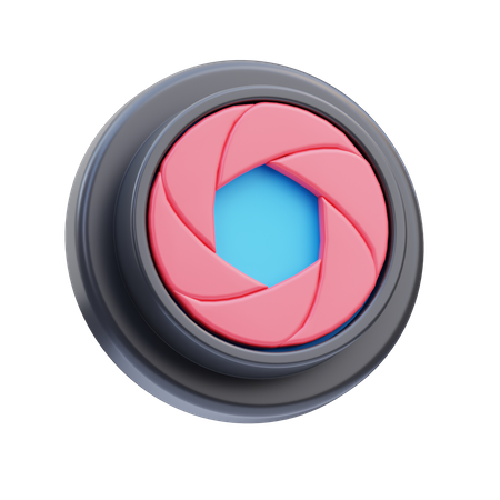 Aperture Control  3D Icon