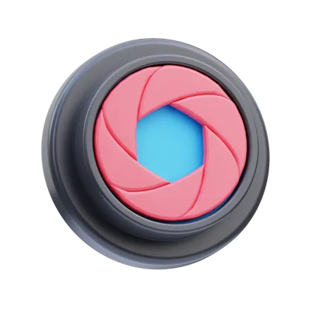 Aperture Control  3D Icon