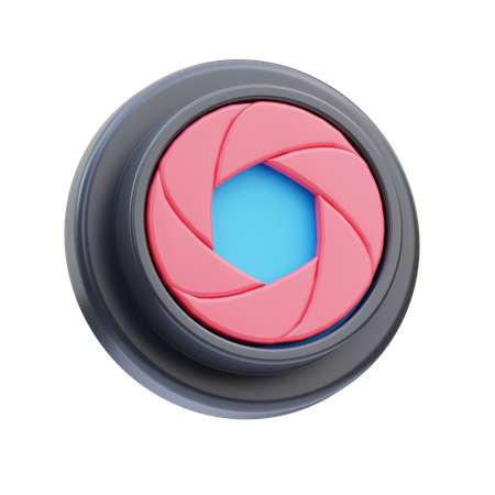Aperture Control  3D Icon