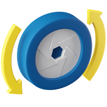 Aperture Setting  3D Icon