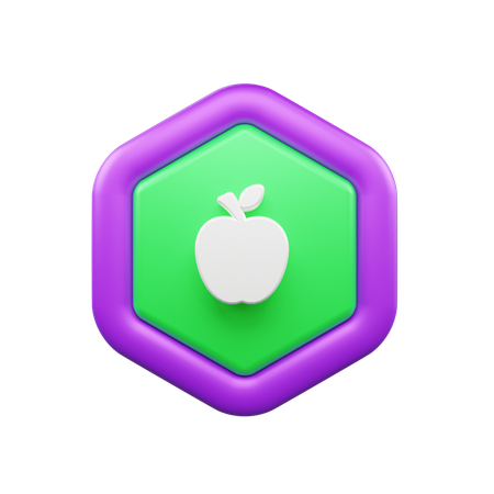 Apfel  3D Icon