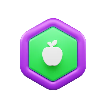 Apfel  3D Icon