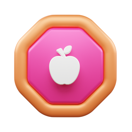 Apfel  3D Icon