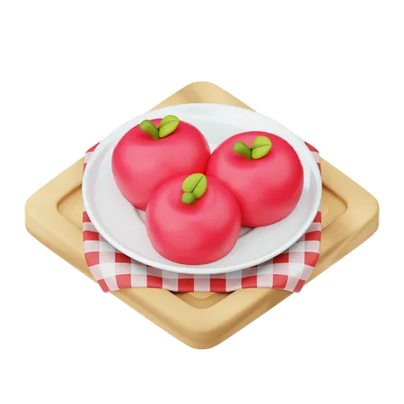 Apfel  3D Icon