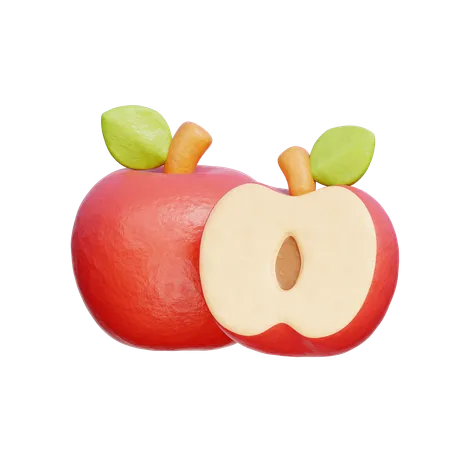 Apfel  3D Icon