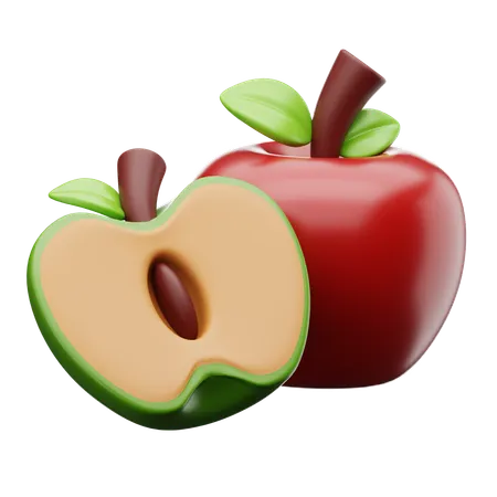 Apfel  3D Icon