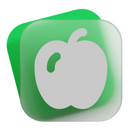 Apfel  3D Icon