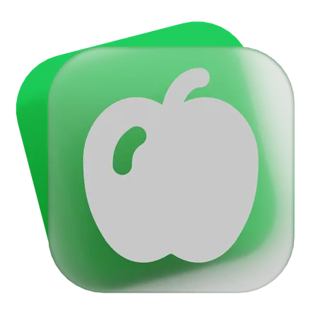 Apfel  3D Icon