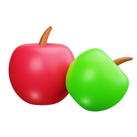 Apfel  3D Icon