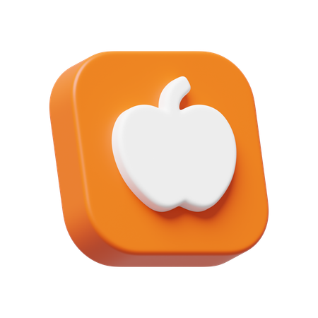 Apfel  3D Icon