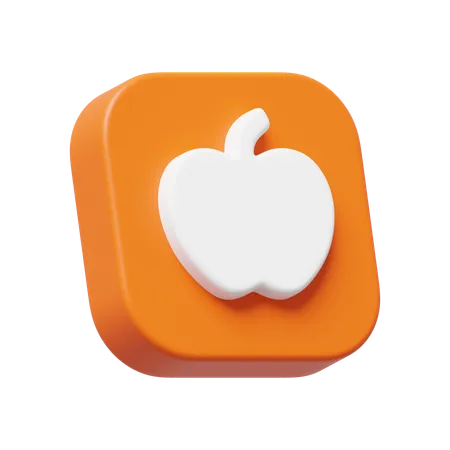 Apfel  3D Icon