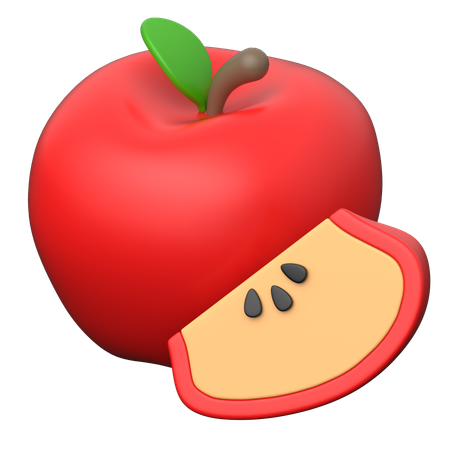 Apfel  3D Icon