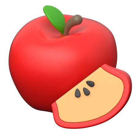 Apfel  3D Icon