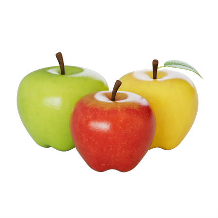 Äpfel  3D Icon