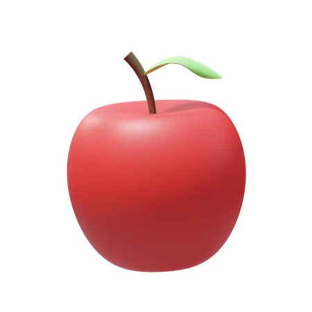 Apfel  3D Illustration