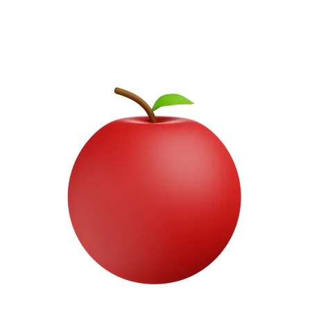 Apfel  3D Illustration