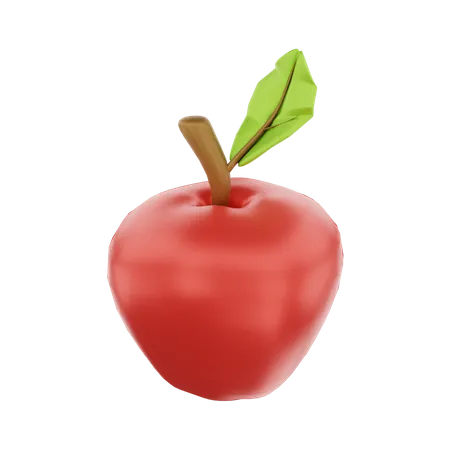 Apfel  3D Illustration