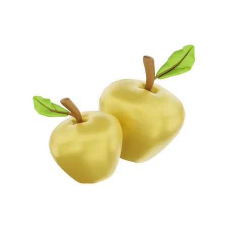 Apfel  3D Illustration