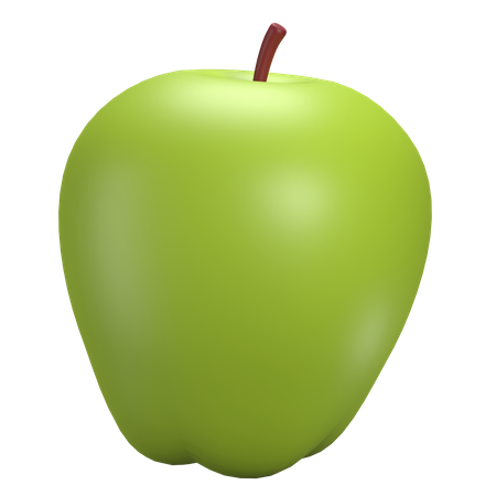 Apfel  3D Illustration