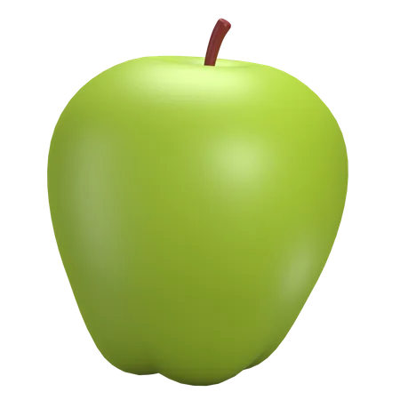 Apfel  3D Illustration