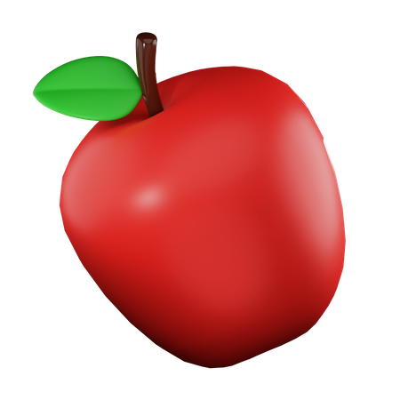 Apfel  3D Illustration