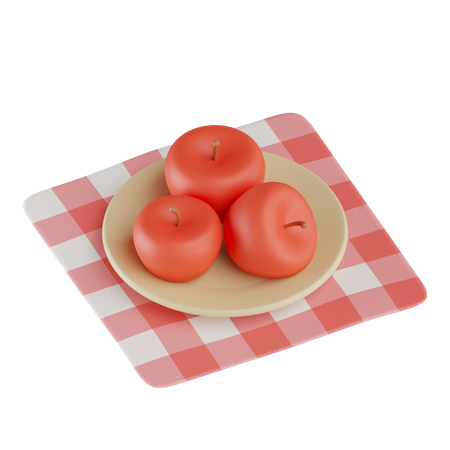 Apfel  3D Icon