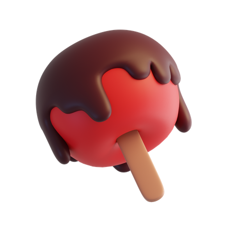 Apfel Schokolade  3D Icon