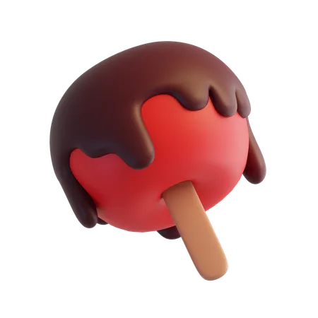 Apfel Schokolade  3D Icon