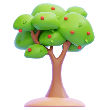 Apfelbaum  3D Icon