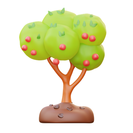 Apfelbaum  3D Icon