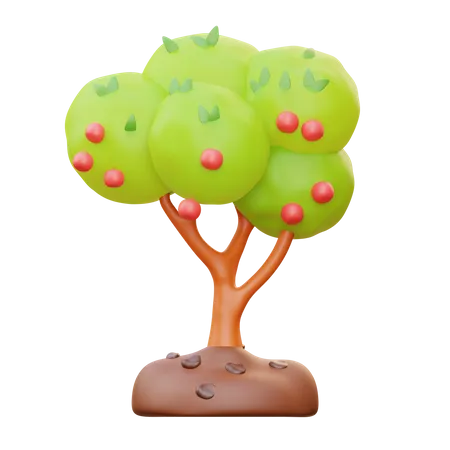 Apfelbaum  3D Icon