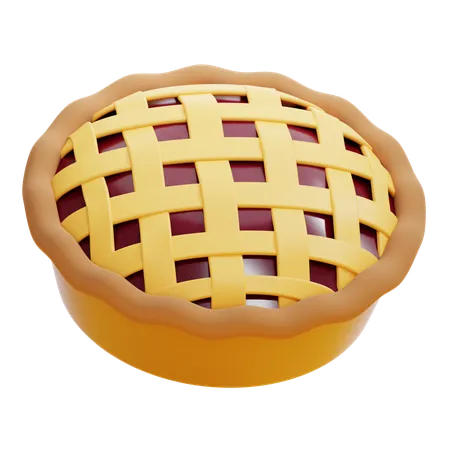 Apfelkuchen  3D Icon