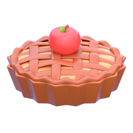 Apfelkuchen  3D Icon