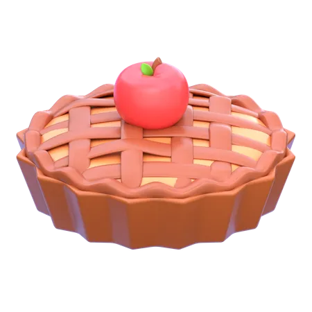 Apfelkuchen  3D Icon