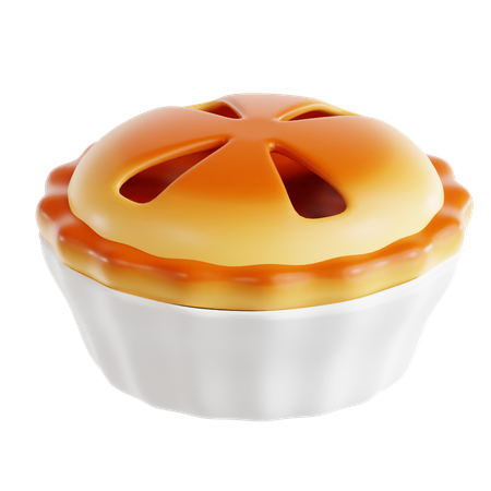 Apfelkuchen  3D Icon