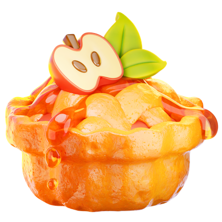 Apfelkuchen  3D Icon