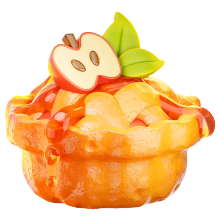 Apfelkuchen  3D Icon