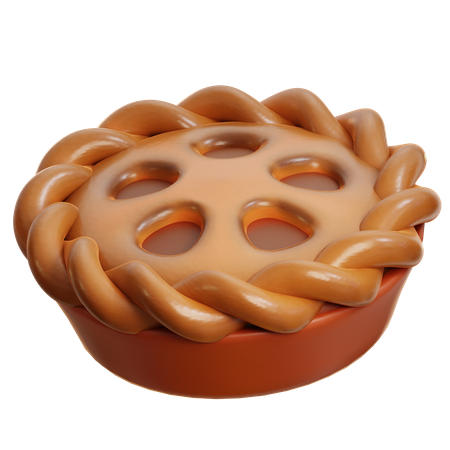 Apfelkuchen  3D Icon