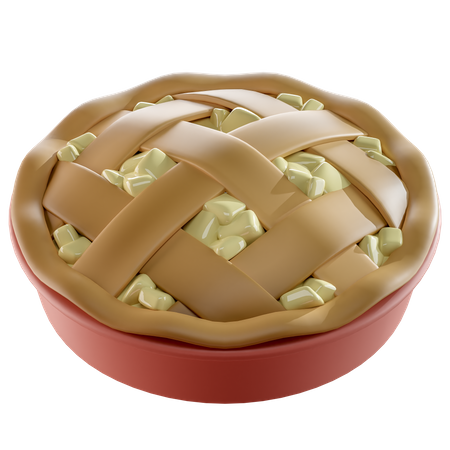 Apfelkuchen  3D Icon