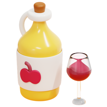 Apfelwein  3D Icon