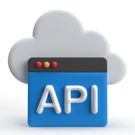 API  3D Icon