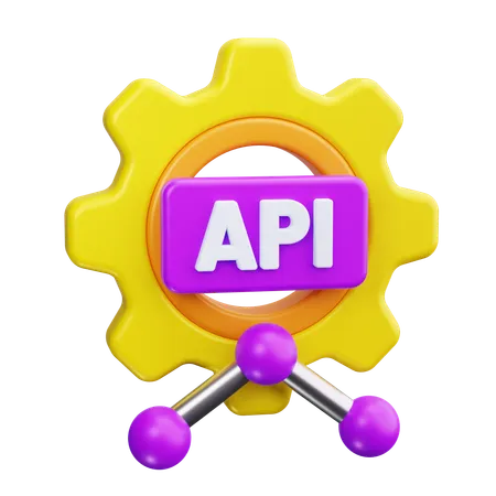 API  3D Icon